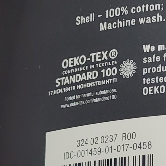 Hearth And Hand With Magnolia Radiant Gray Cotton Textured Stripe Standard Sham - Picture 12 of 16